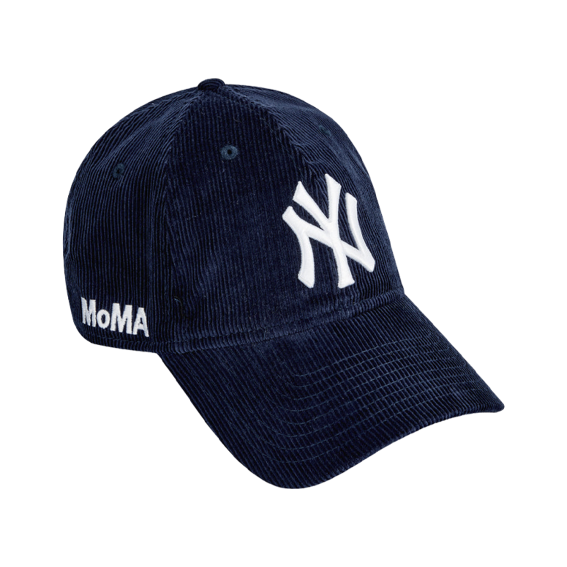 25852-172666 New Era x MoMA New York Yankees 9TWENTY Corduroy Adjustable Baseball Cap Midnight Navy