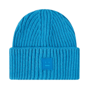 (Kids) Acne Studios Ribbed Beanie Hat Sapphire Blue