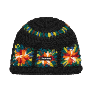 Supreme Crochet Beanie Black - 25SS