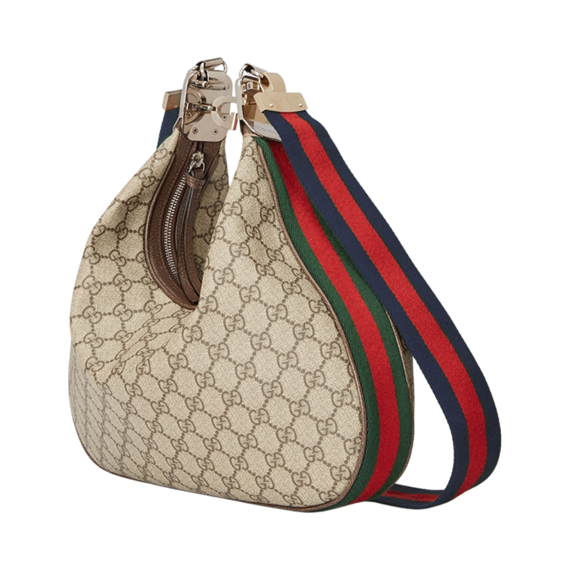 구찌 아타셰 미디움 숄더백 베이지 에보니 슈프림(Gucci Attache Medium Shoulder Bag Beige Ebony Supreme) - 2