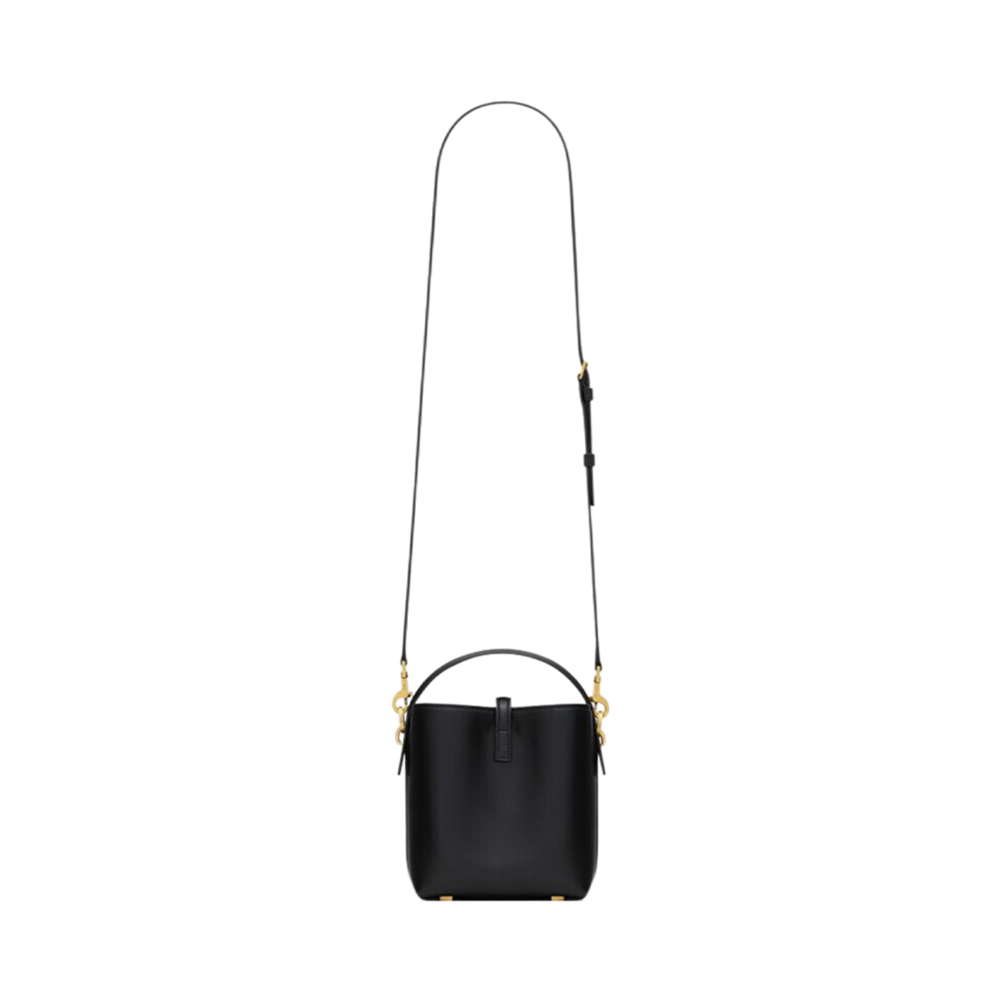 생로랑 르 37 미니 샤이니 레더 블랙(Saint Laurent Le 37 Mini In Shiny Leather Black) - 2