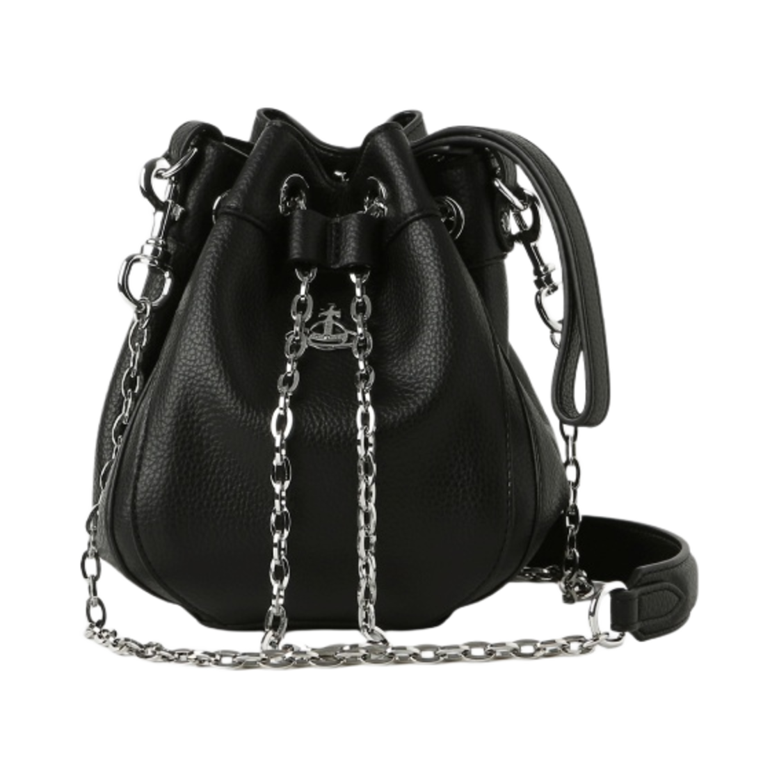 비비안 웨스트우드 크리시 스몰 버킷백 블랙(Vivienne Westwood Chrissy Small Bucket Bag Black)