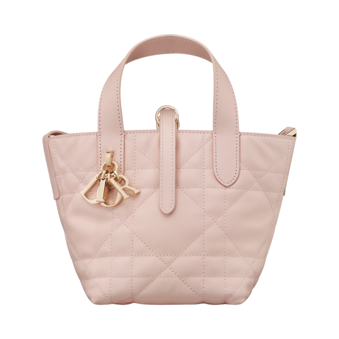디올 뚜주흐 버티컬 나노 토트 백 매크로까나쥬 카프스킨 파우더 핑크(Dior Toujours Vertical Nano Tote Bag Macrocannage Calfskin Powder Pink) - 1