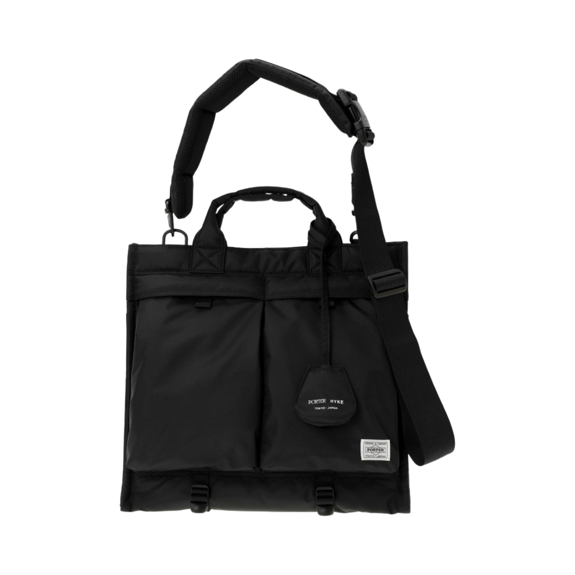 포터 x 하이크 투웨이 토트백 블랙