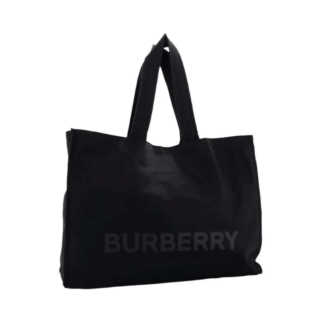 버버리 로고 프린트 나일론 트렌치 토트백 블랙(Burberry Logo Print Nylon Trench Tote Bag Black) - 2