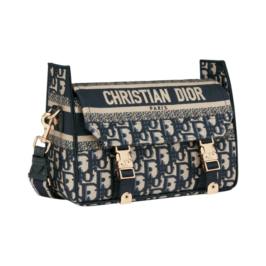 디올 스몰 캠프백 블루 디올 오블리크 자카드(Dior Small Camp Bag Blue Dior Oblique Jacquard) - 2