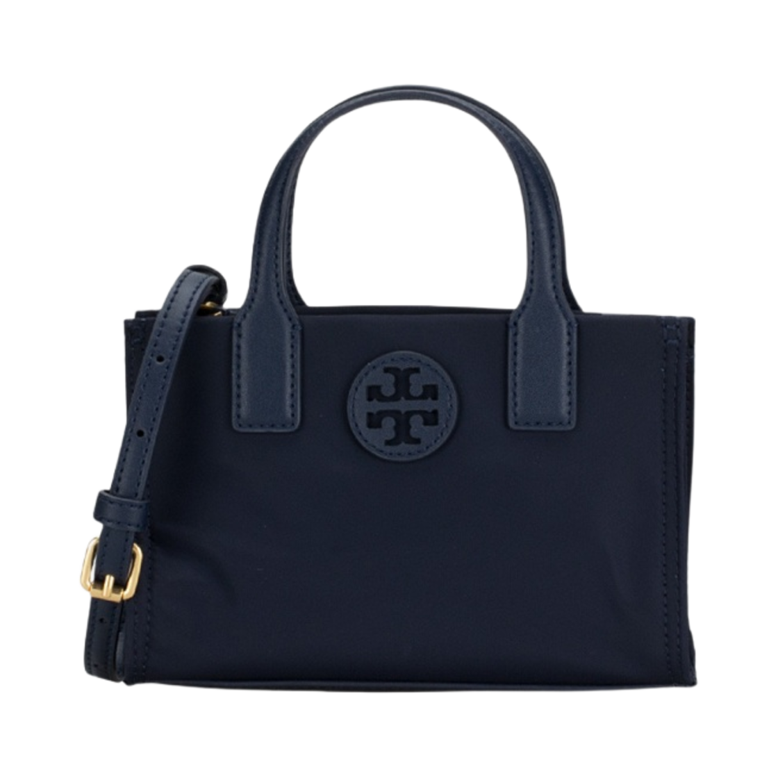 146437-405 Tory Burch Ella Nylon Mini Tote Navy