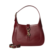 Gucci Jackie Small Shoulder Bag Gucci Rosso Ancora Leather