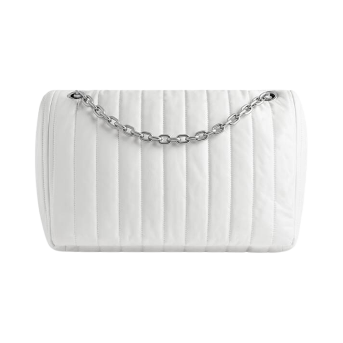 발렌시아가 모나코 미디움 체인 백 퀼티드 오프 화이트(Balenciaga Monaco Medium Chain Bag Quilted Off White) - 3