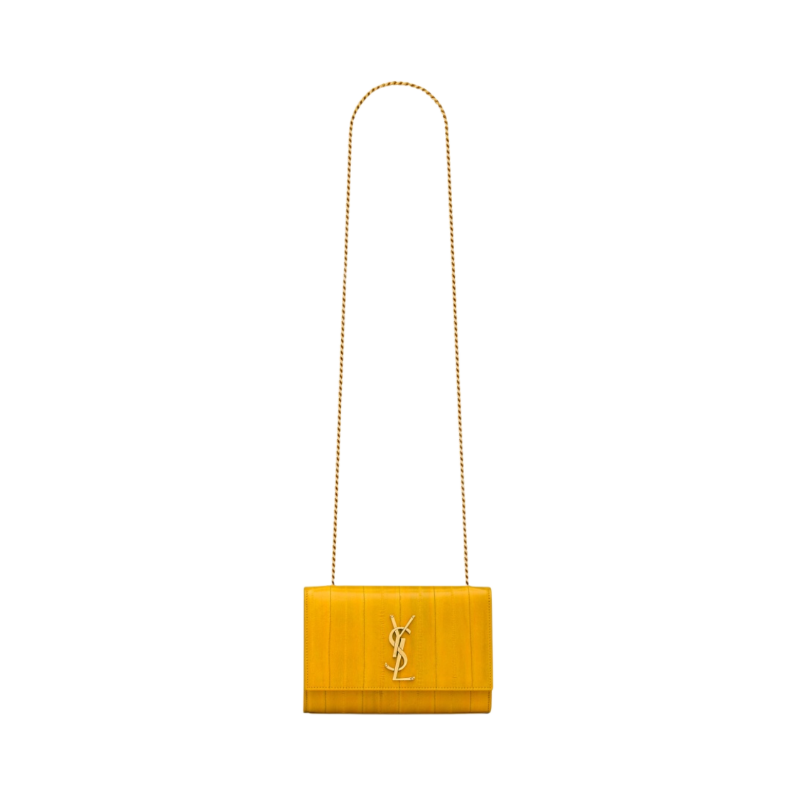 생로랑 케이트 스몰 체인 백 일 미모사 옐로우(Saint Laurent Kate Small Chain Bag In Eel Mimosa Yellow) - 1