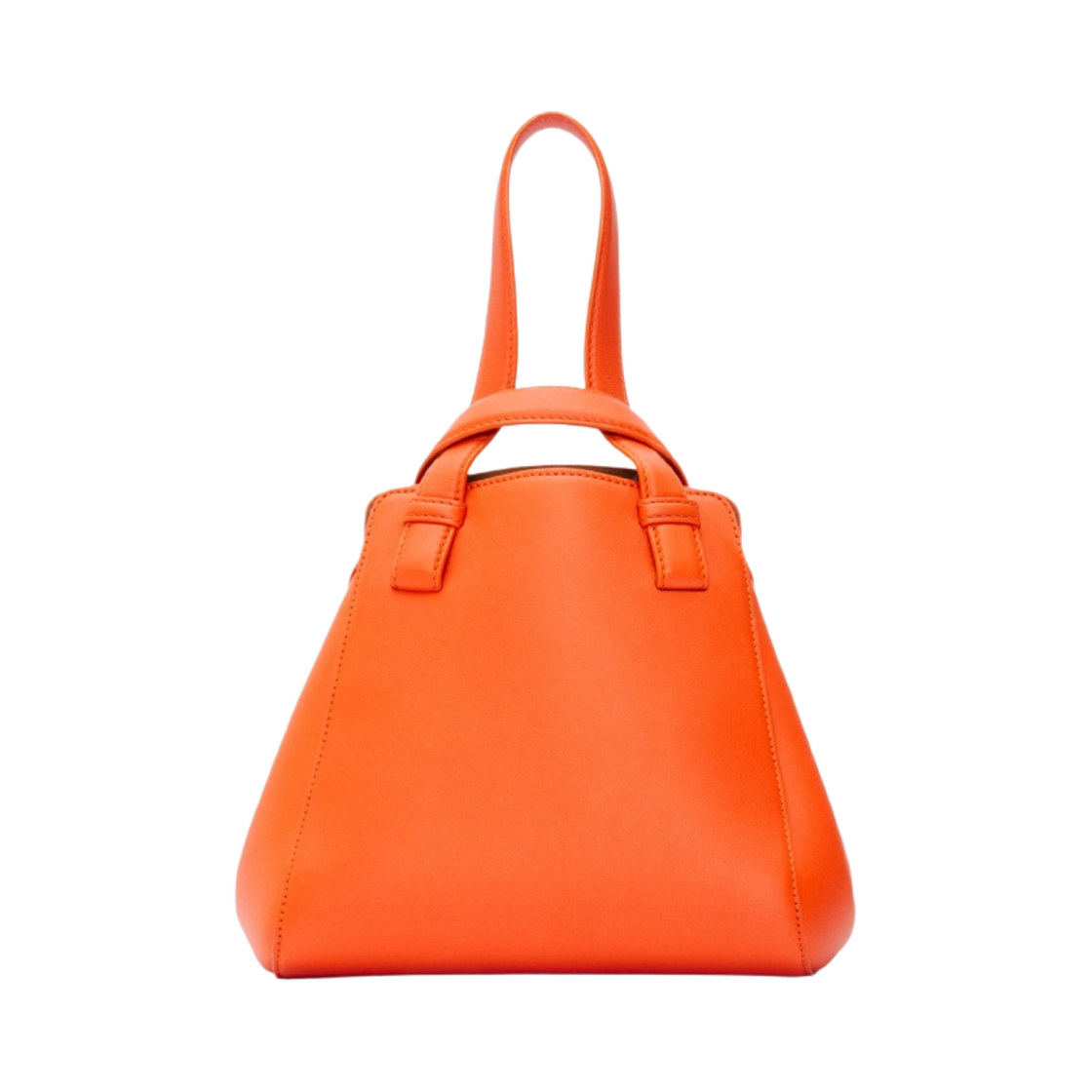 로에베 x 하울의 움직이는 성 캘시퍼 해먹 너겟백 사틴 카프스킨 오렌지(Loewe x Howl's Moving Castle Calcifer Hammock Nugget Bag in Satin Calfskin Orange) - 4