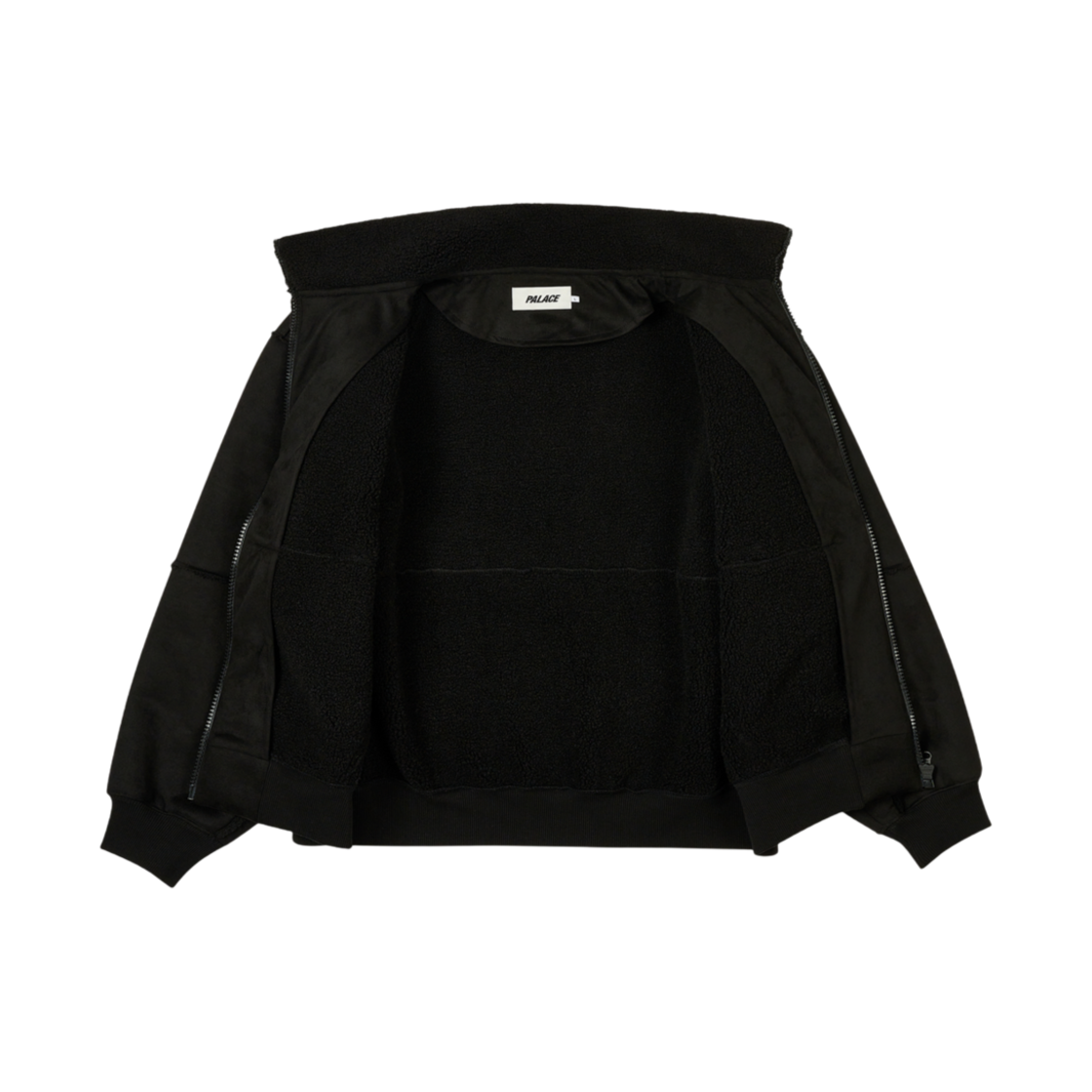 팔라스 셰르파 포우 스웨이드 퍼넬 블랙 - 24FW(Palace Sherpa Faux Suede Funnel Black - 24FW) - 2