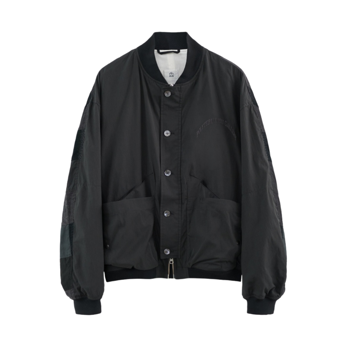 폴리테루 x 1011 갤러리 패치드 탱커 봄버 블랙 - 23FW(Polyteru x 1011 Patched Tanker Bomber Black - 23FW)