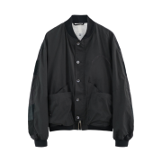 Polyteru x 1011 Patched Tanker Bomber Black - 23FW