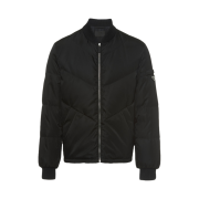 Prada Re-Nylon Cropped Down Jacket Black