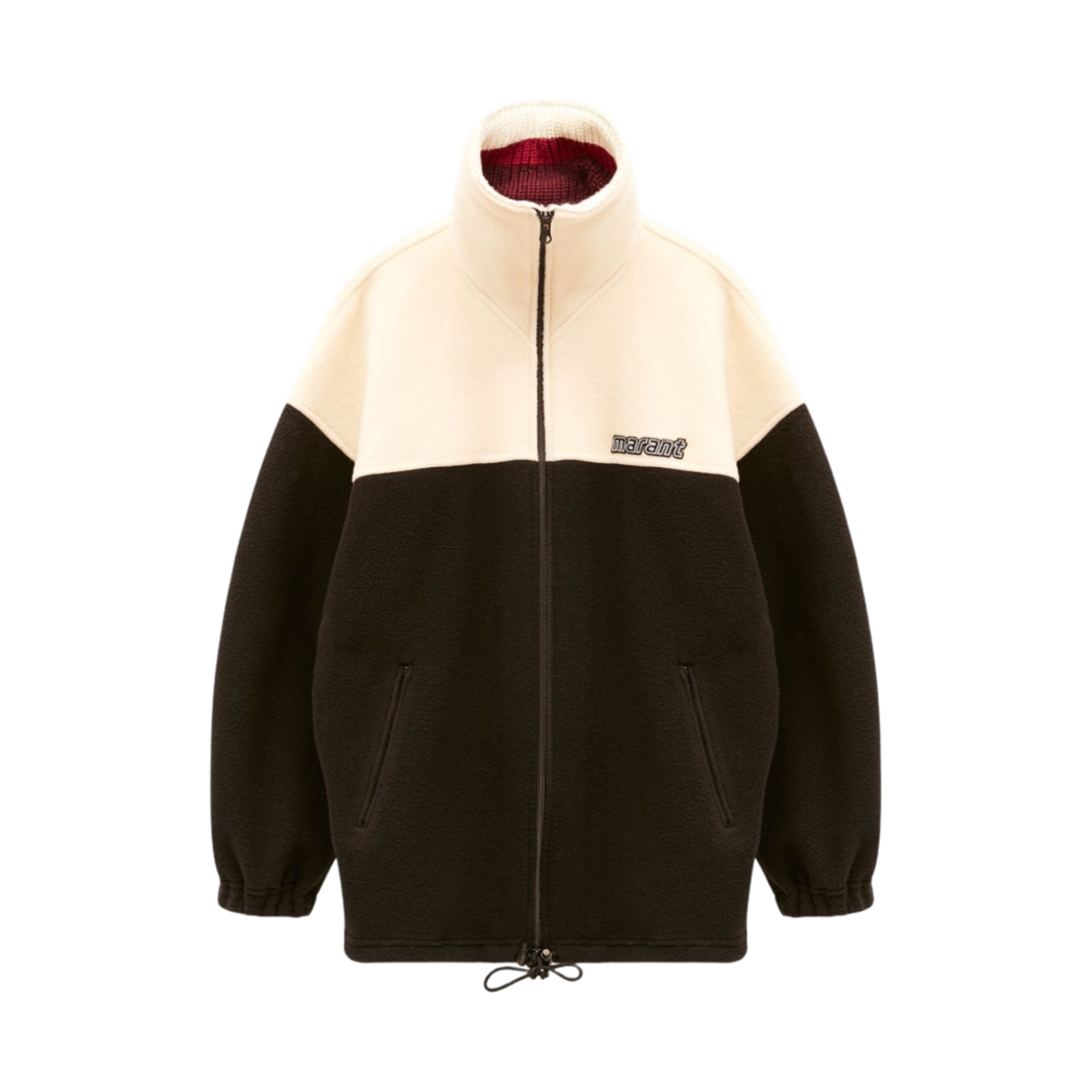 (W) 이자벨 마랑 말티 플리스 코트 블랙 - 22SS((W) Isabel Marant Malti Fleece Coat Black - 22SS) - 1