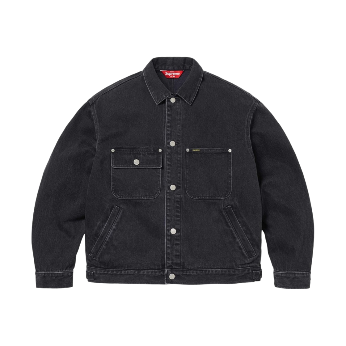 슈프림 데님 초어 트러커 자켓 블랙 - 24SS(Supreme Denim Chore Trucker Jacket Black - 24SS)