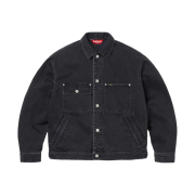 Supreme Denim Chore Trucker Jacket Black - 24SS