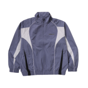 BAPE Bathing Ape Logo Nylon Track Jacket Grey
