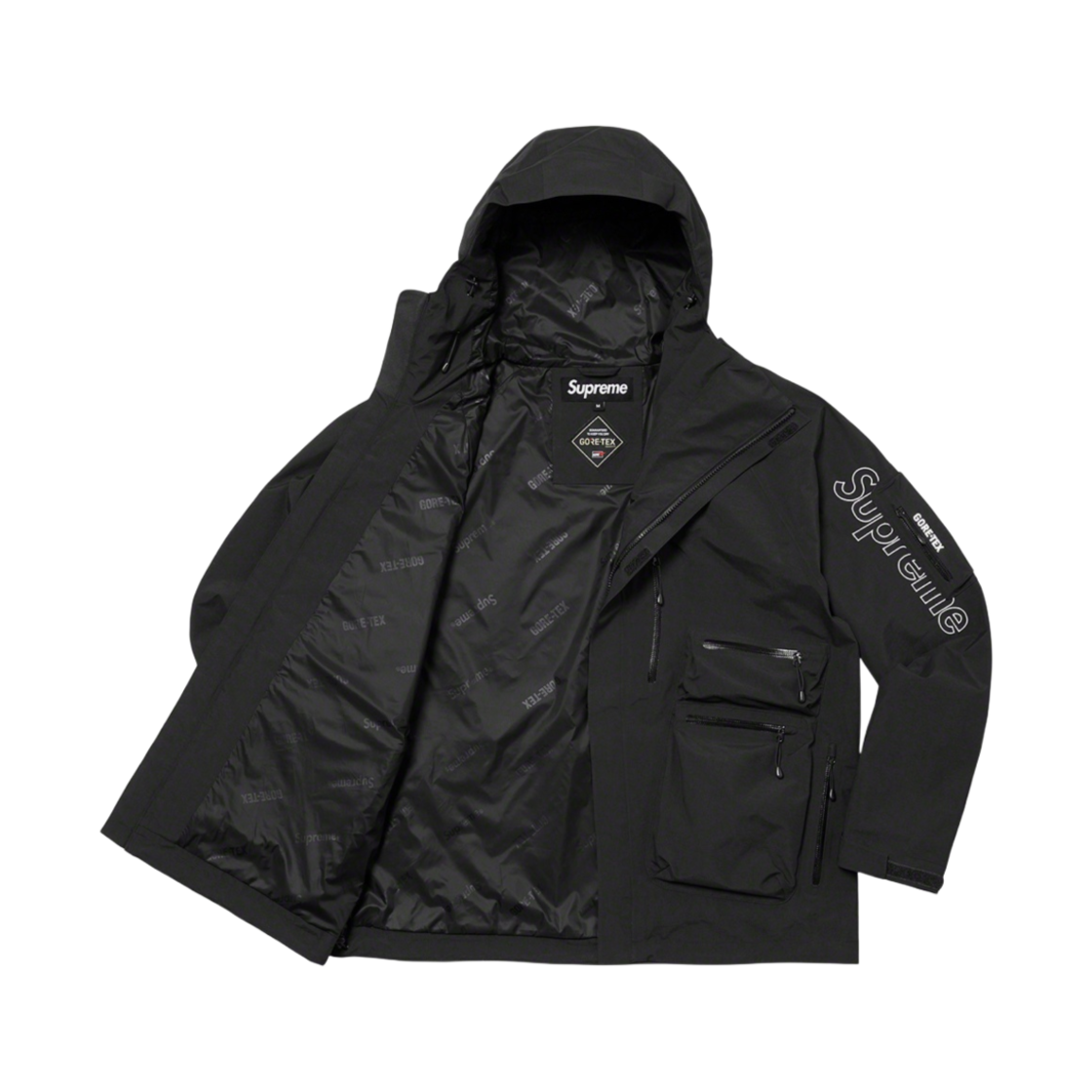 슈프림 고어텍스 테크 쉘 자켓 블랙 - 21FW(Supreme Gore-Tex Tech Shell Jacket Black - 21FW) - 2