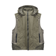 Ignota Core:5 Utility Zip-Up Vest Warm Grey