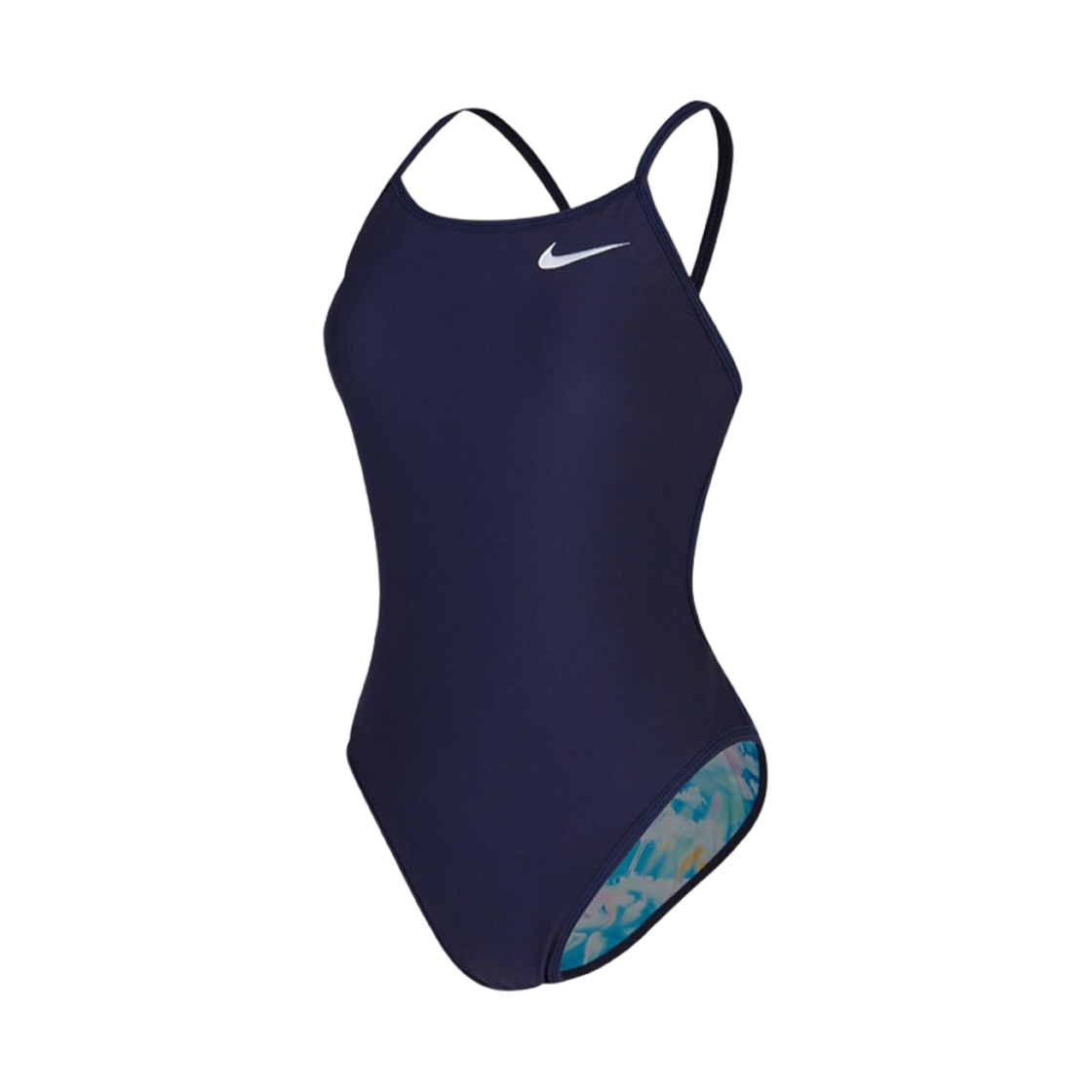 (W) 나이키 스윔 드림 클라우드 리버시블 타이 백 포토 블루((W) Nike Swim Dream Cloud Reversible Tie Back Photo Blue) - 2