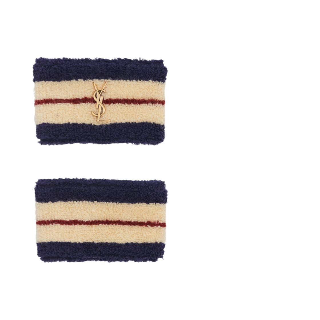(W) 생로랑 손목 밴드 테리클로스 오프 화이트 블루