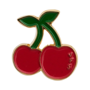 Vegetable Flower Studio Cherry Brooch