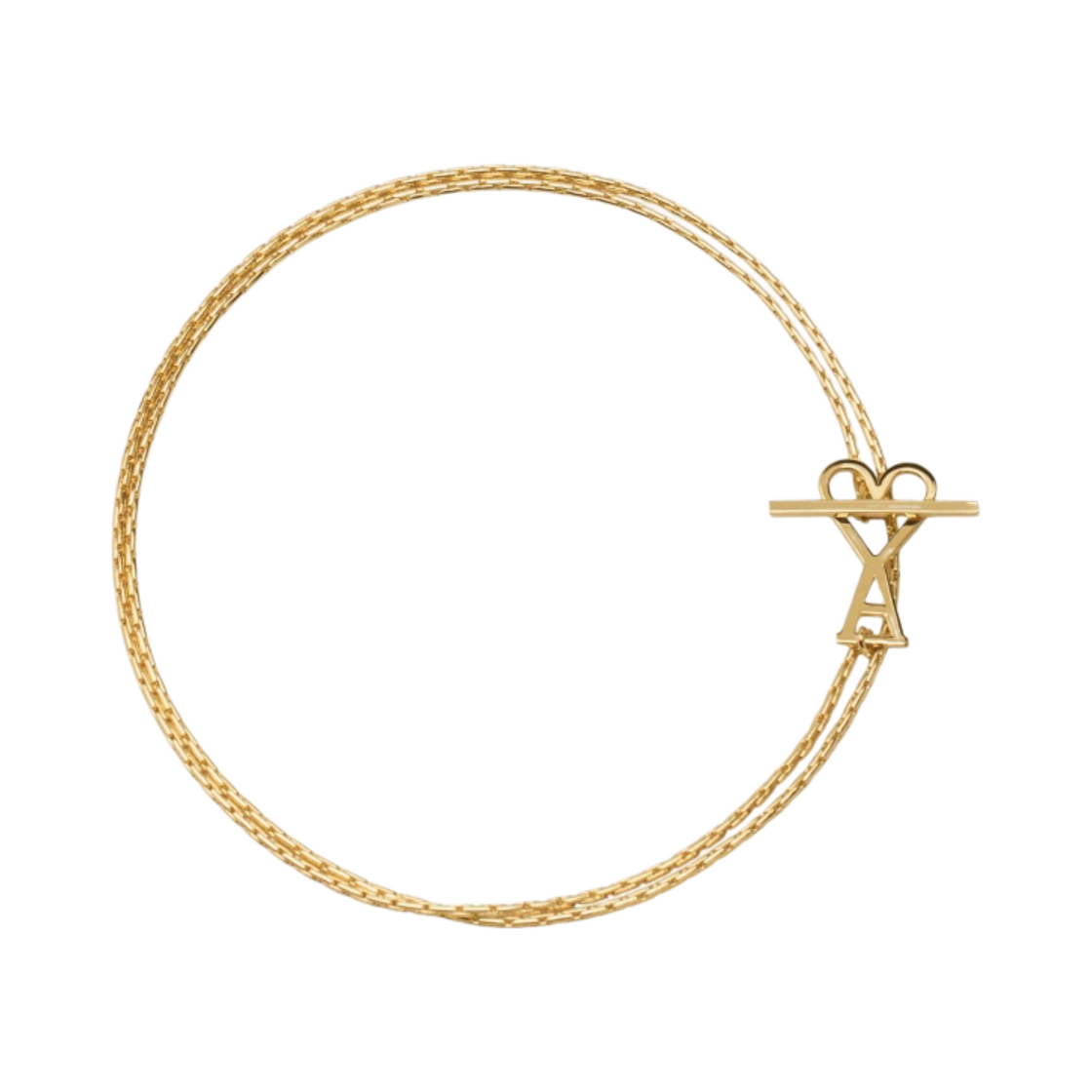 UJW918-361-902 AMI de Coeur 2 in 1 Chain Necklace Gold