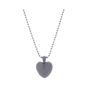 Chrome Hearts Silichrome CH Heart Pendant Grey - 2023