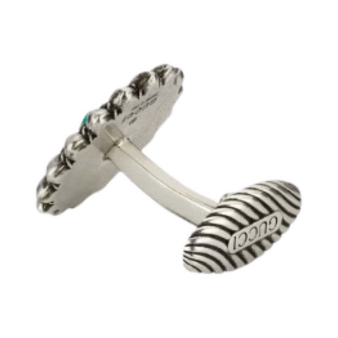 구찌 플로럴 모티프 커프스링크 실버(Gucci Floral Motif Cufflinks Silver) - 2