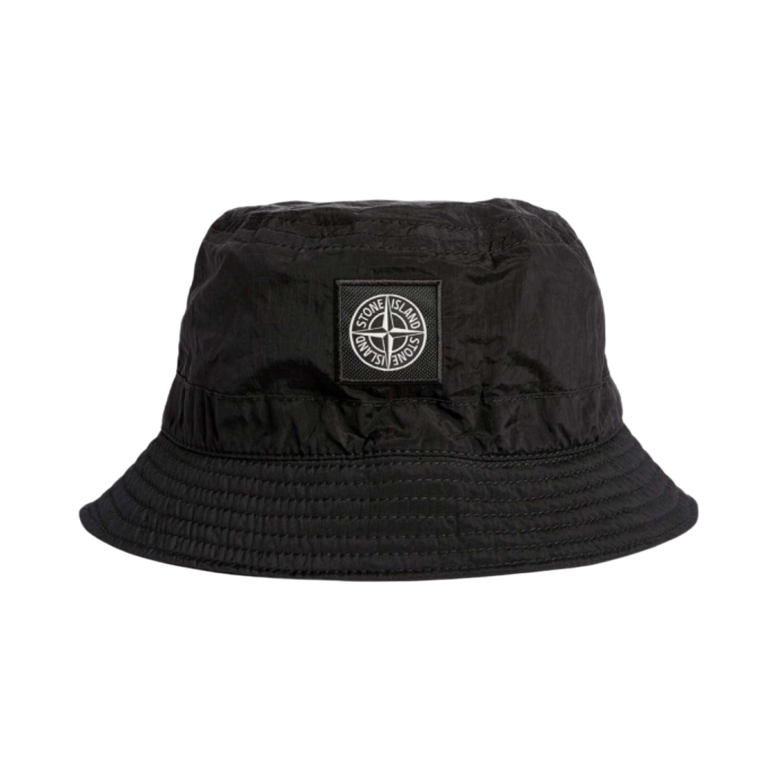 791599376-V0029 Stone Island 99376 Nylon Metal in Econyl Regenerated Nylon Bucket Hat Black - 23FW