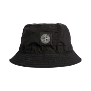 Stone Island 99376 Nylon Metal in Econyl Regenerated Nylon Bucket Hat Black - 23FW