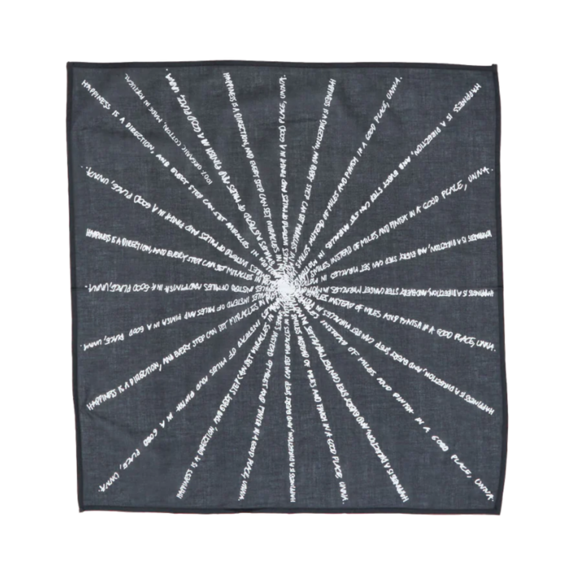 우나 만트라 스카프 블랙(Unna Mantra Scarf Black)
