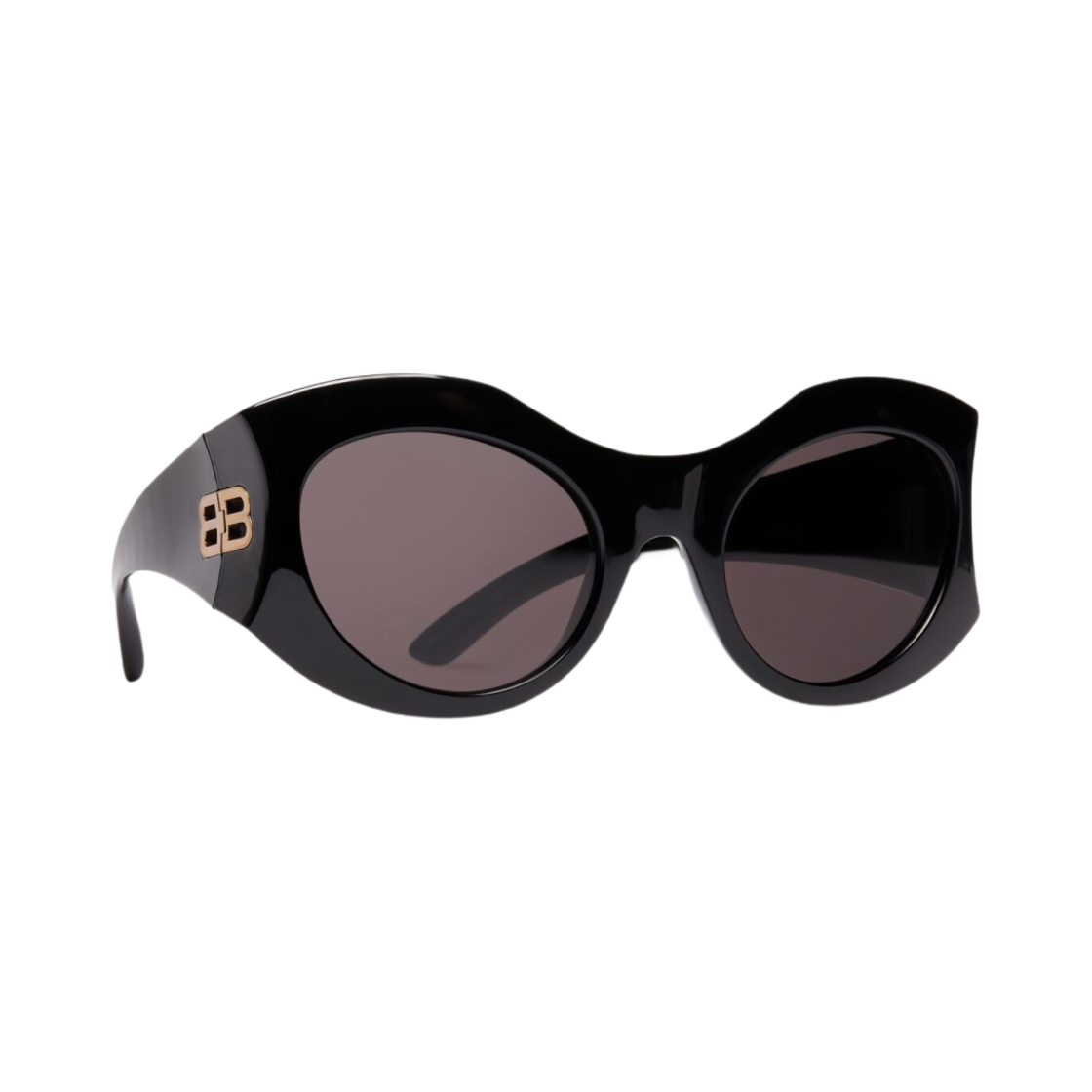 발렌시아가 아워글래스 라운드 선글라스 블랙(Balenciaga Hourglass Round Sunglasses Black) - 2