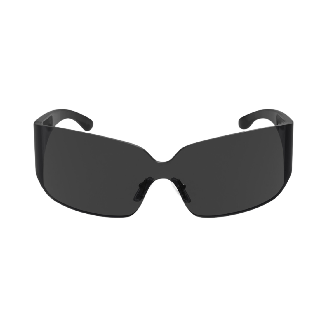 830307T00031000 Balenciaga Mono Square Sunglasses Black