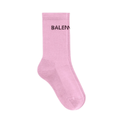 (W) Balenciaga Tennis Socks Pink