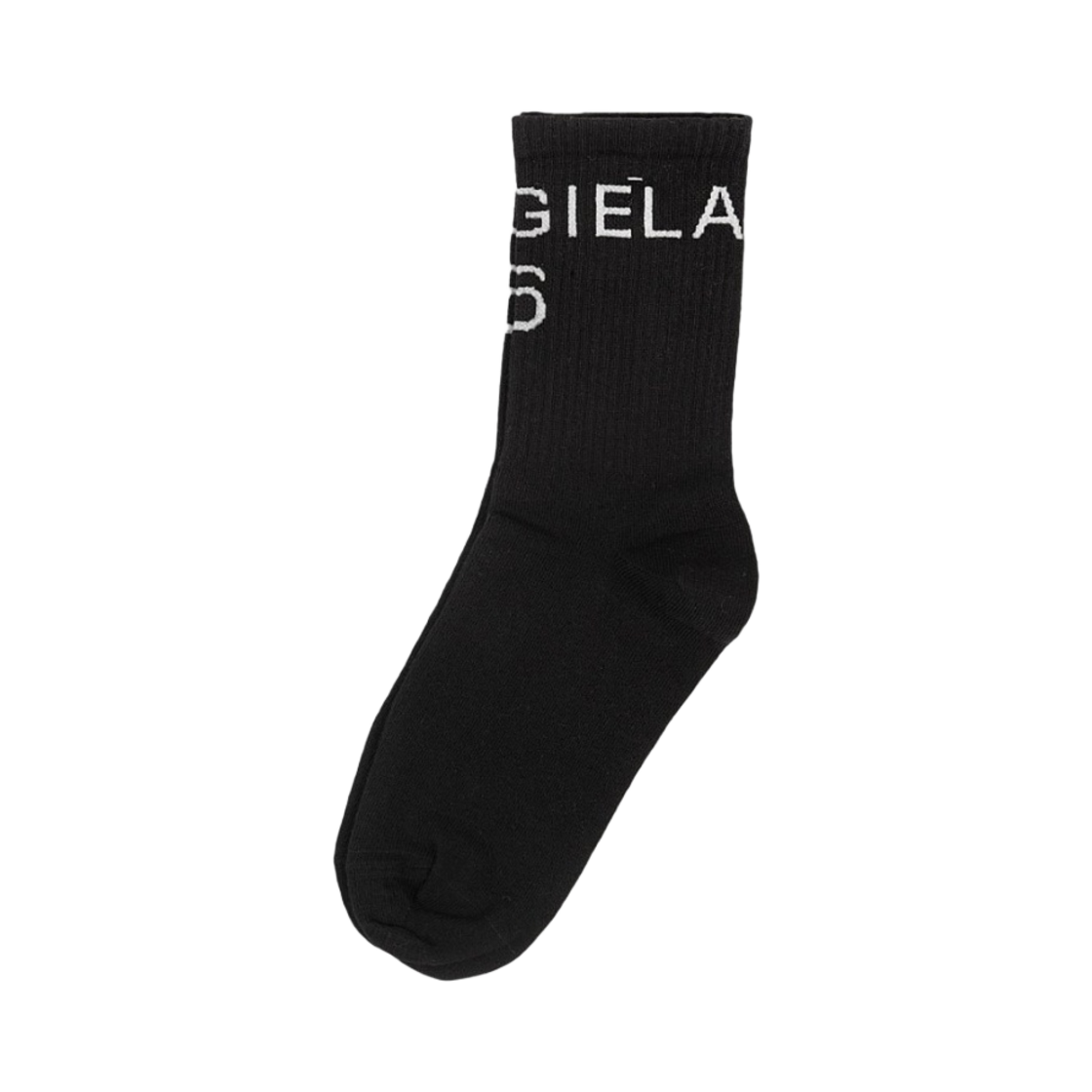 S52TL0028S17945001F MM6 Maison Margiela Socks Black Ecru - 22FW