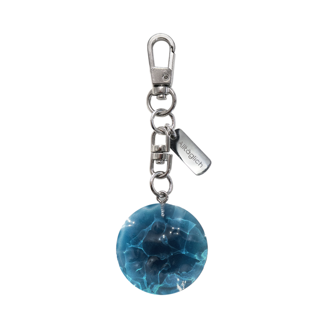 swcdccdpbl ALLTAGLICH Handmade Blue Hole Keyring Deep Blue