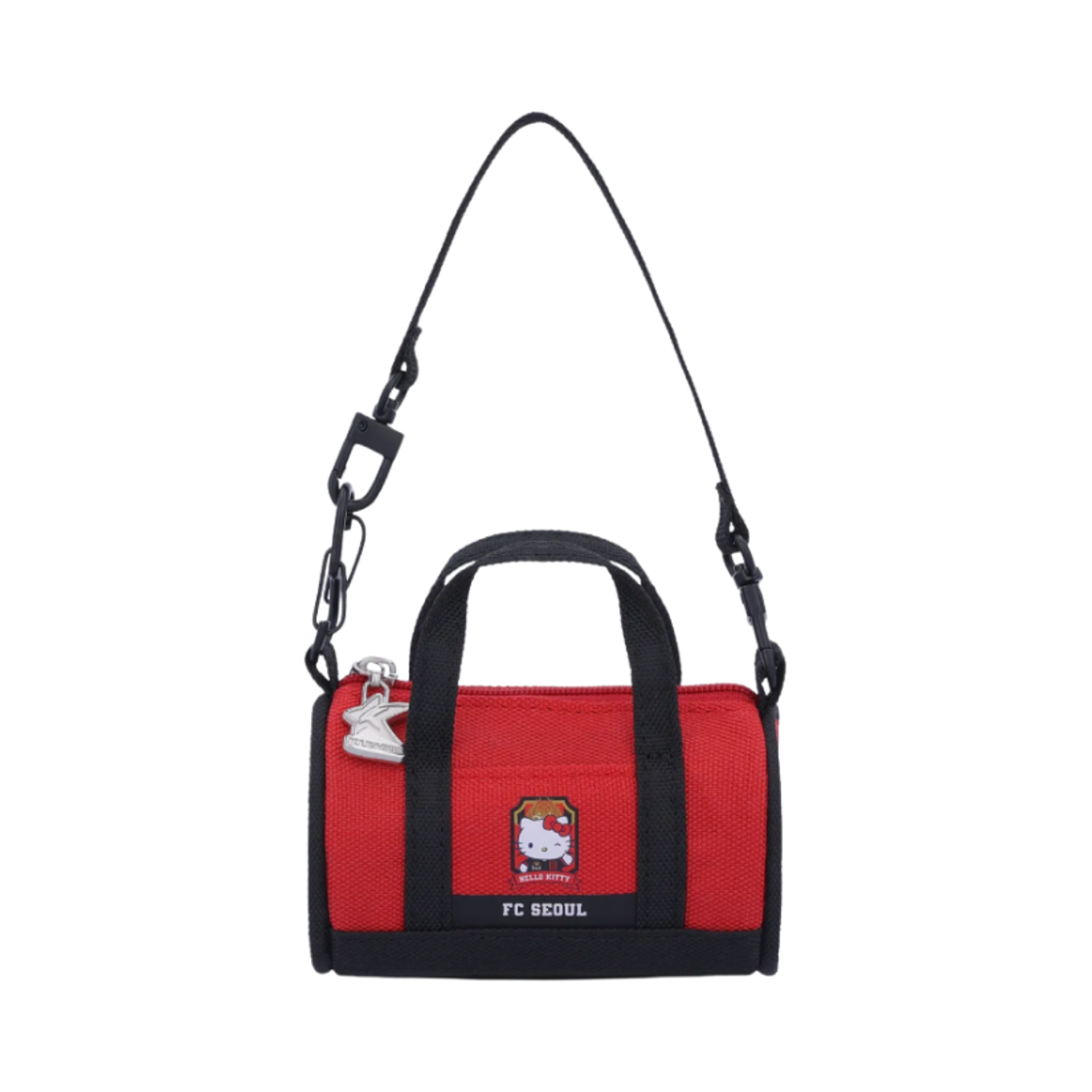 - K League x Sanrio Characters 2025 Bag Type Bag Hook Hello Kitty FC Seoul Red