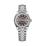 Rolex Lady-Datejust 28mm 279174 Dark Grey Diamond-Set Jubilee