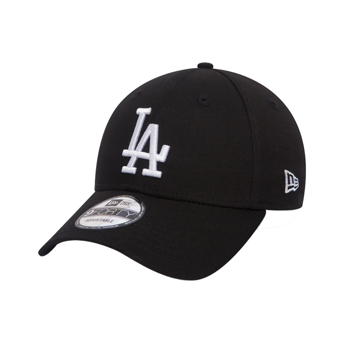 뉴에라 어드저스터블 9포티 LA 다저스 에센셜 캡 블랙(New Era Adjustable 9Forty LA Dodgers Essential Cap Black)