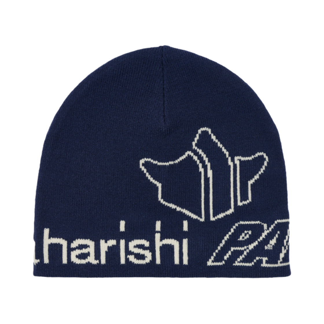 팔라스 x 마하리시 노 커프 비니 블루 - 25SS(Palace x Maharishi No Cuff Beanie Blue - 25SS)