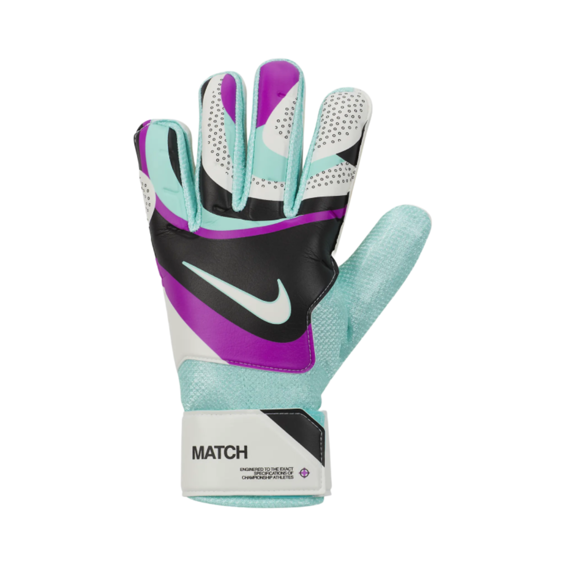 나이키 매치 골키퍼 글러브 블랙 하이퍼 터콰이즈(Nike Match Goalkeeper Gloves Black Hyper Turquoise) - 1