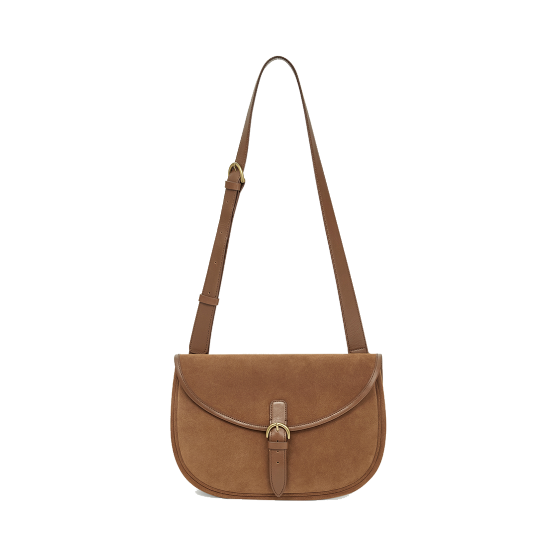 P0000EMI Kindersalmon Women Margo Suede Crossbody Bag Caramel