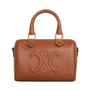 Celine Small Boston Cuir Triomphe in Smooth Calfskin Tan