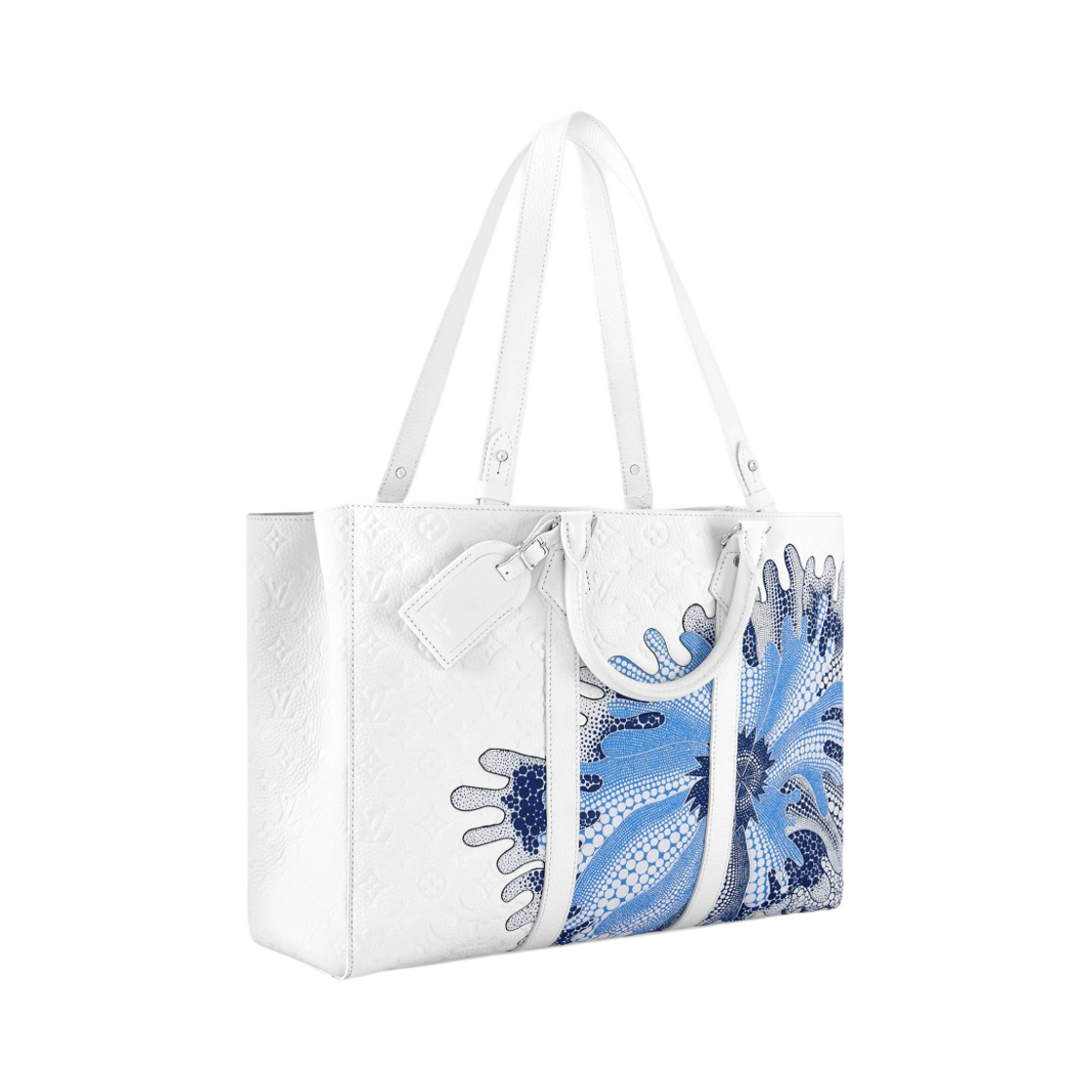 루이비통 x 야요이 쿠사마 삭 플라 24H 화이트(Louis Vuitton x YK Sac Plat 24H White) - 2