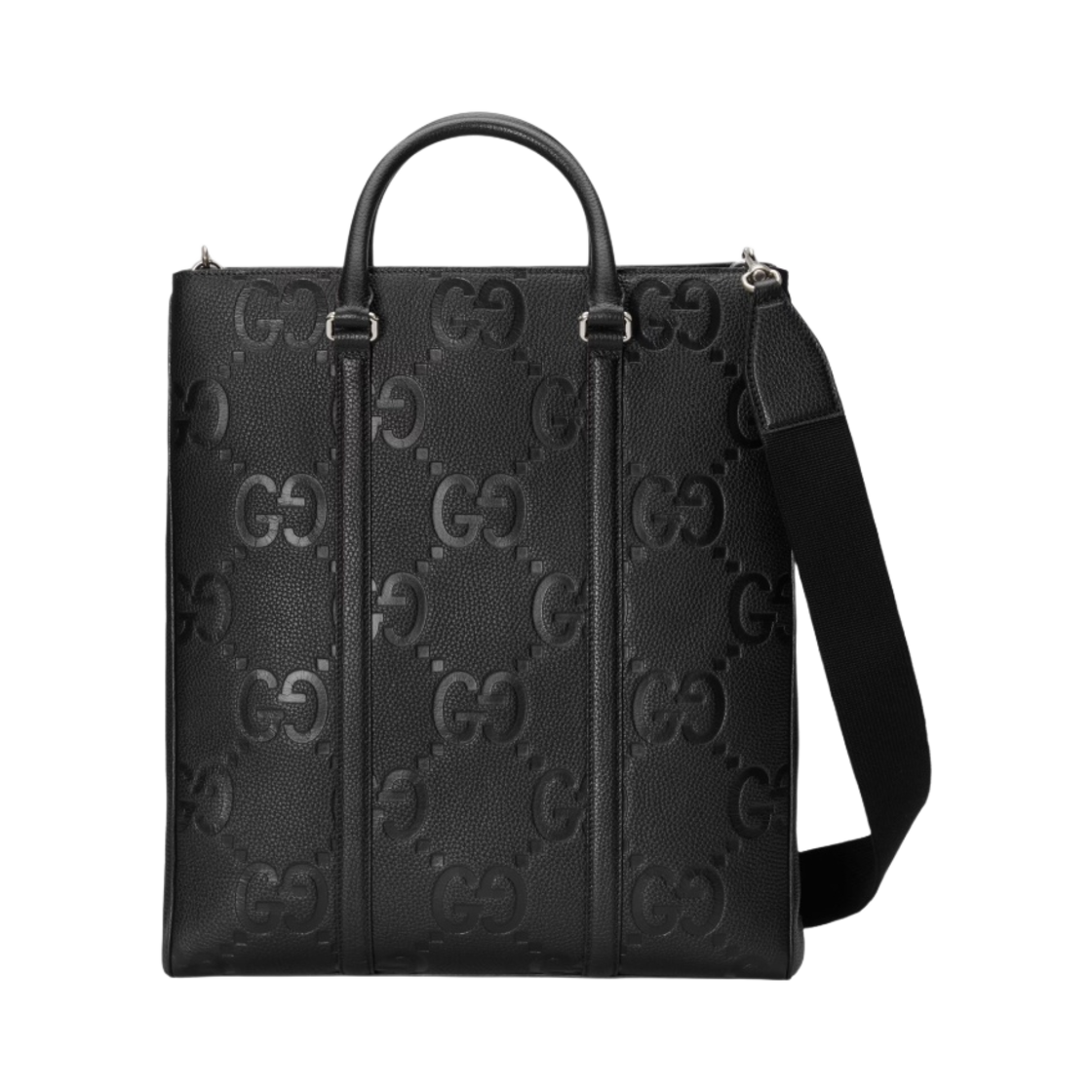 760233-AABY7-1000 Gucci Jumbo GG Medium Tote Bag Black