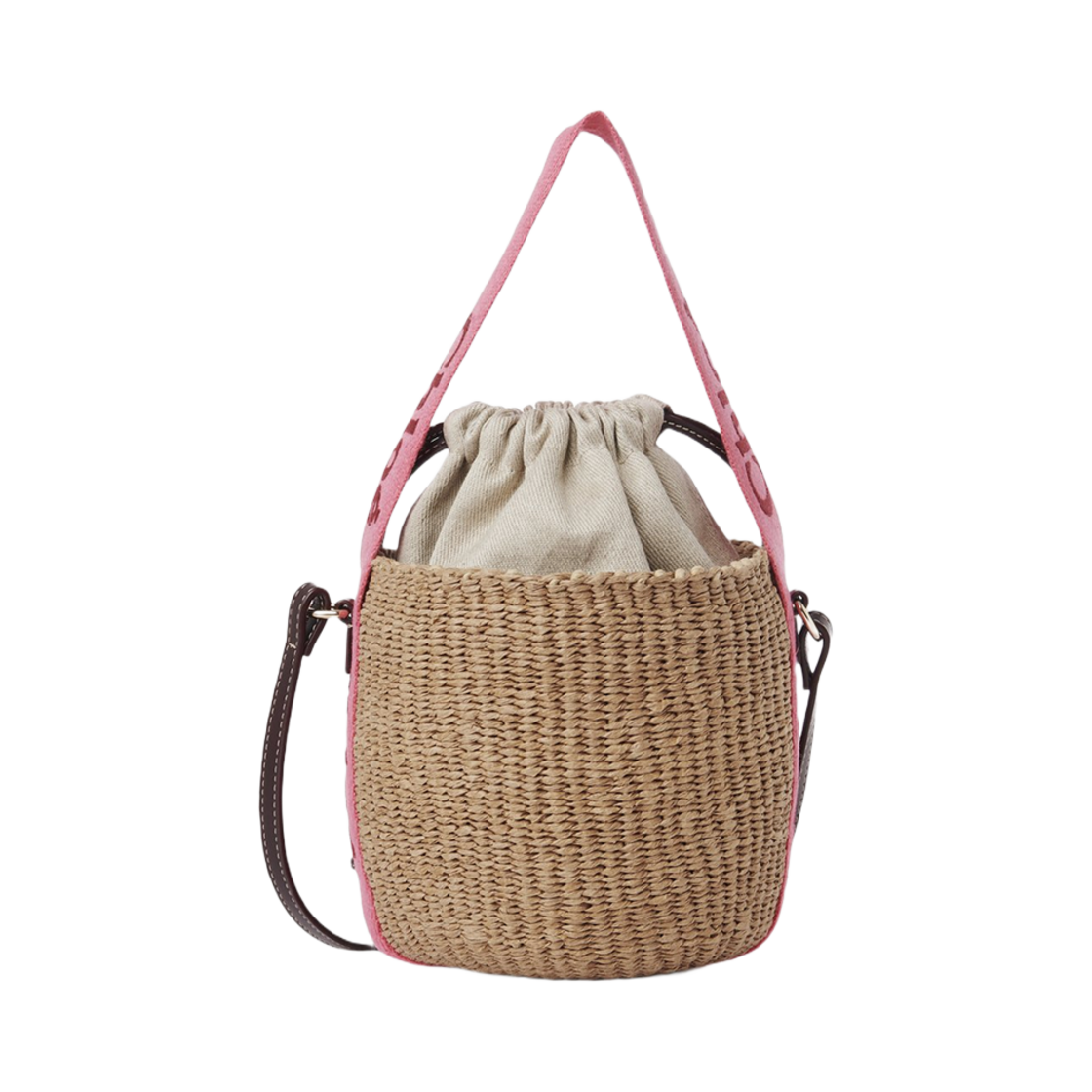 끌로에 스몰 우디 베스킷 핑크 레드(Chloe Small Woody Basket Pink Red) - 2