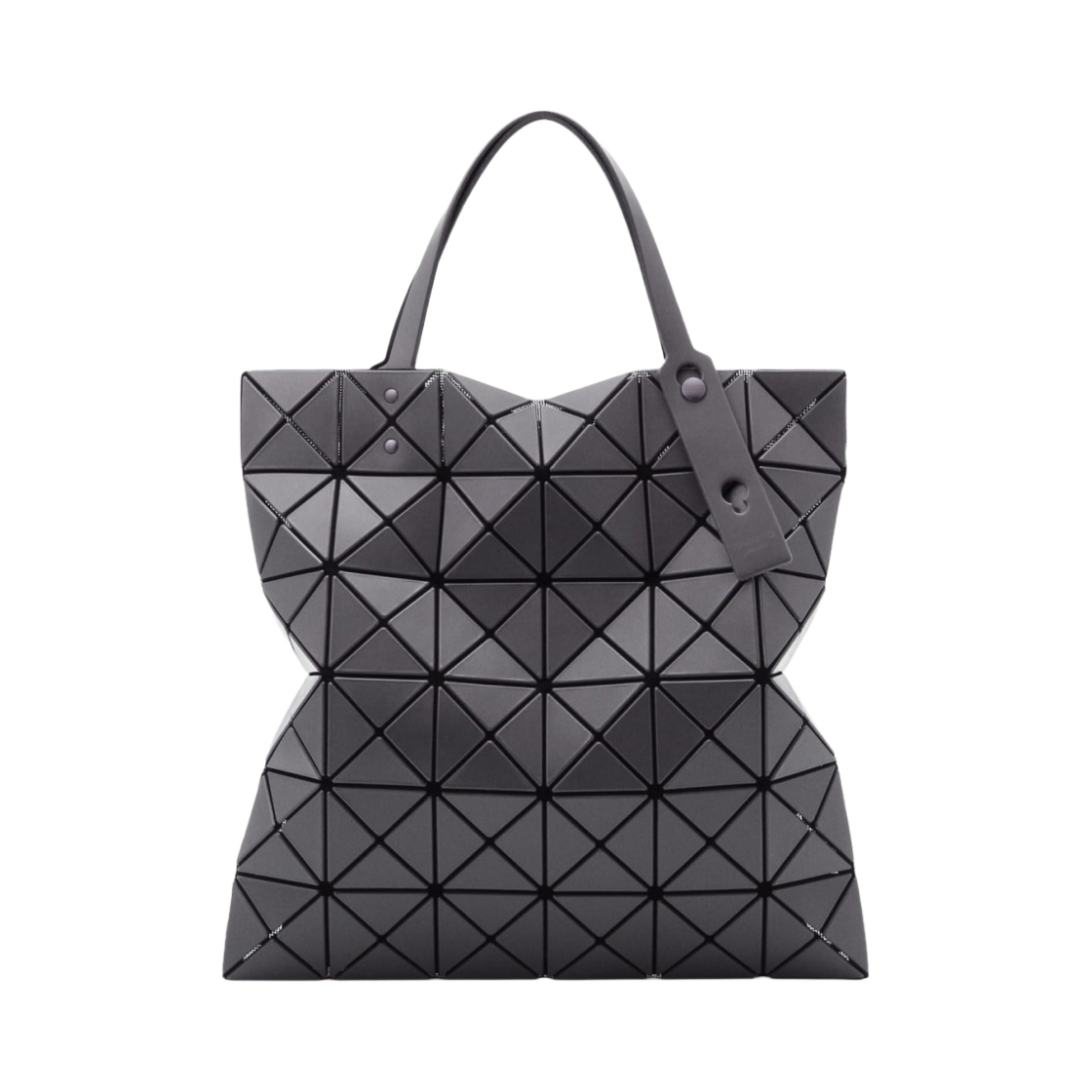 AG683-14 Bao Bao Issey Miyake Lucent Matte Tote Bag Charcoal Grey